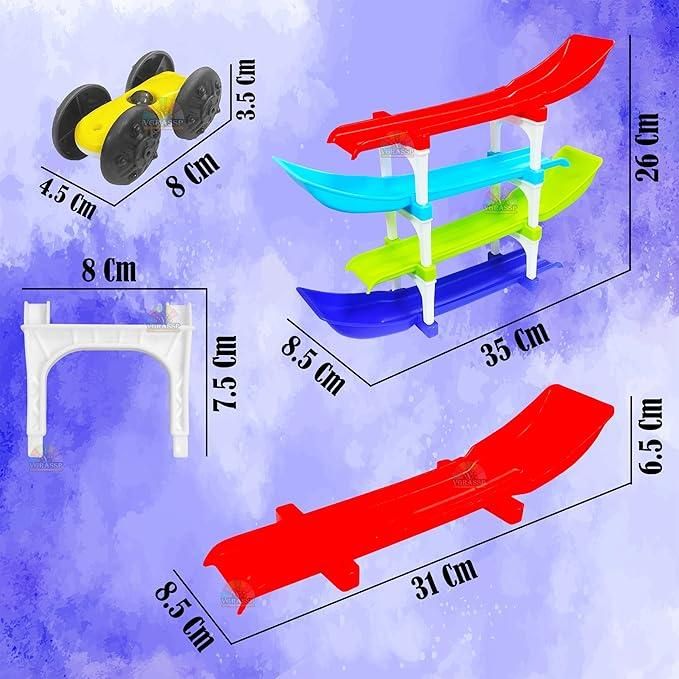 Ramp Racer - Multi Level Ramp Racing Car Toy Set - 3+ Years