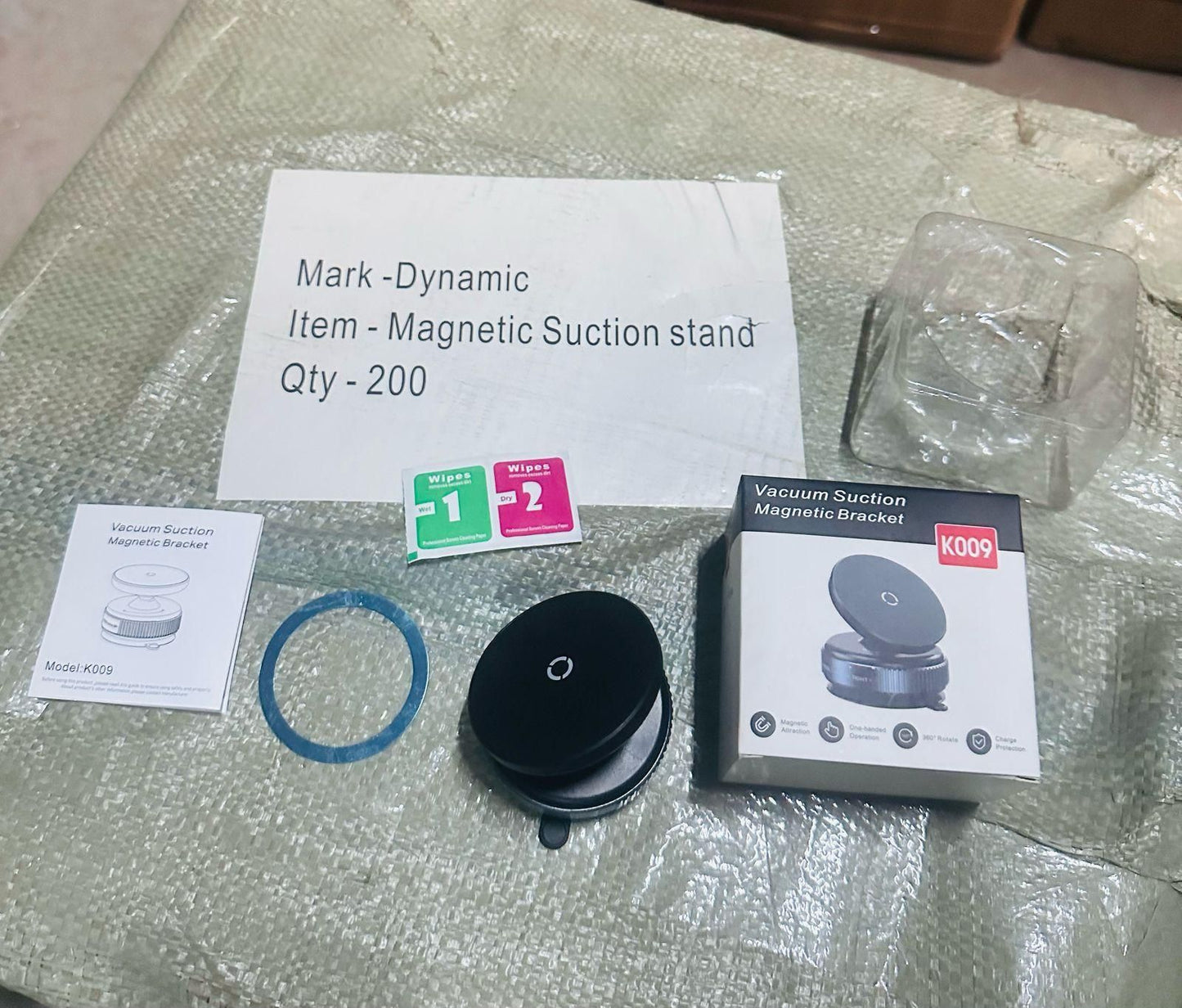 MagGrip 360 - Magnetic Suction Phone Holder (non-extendable) - Vacuum Suction - For All Mobile Phones