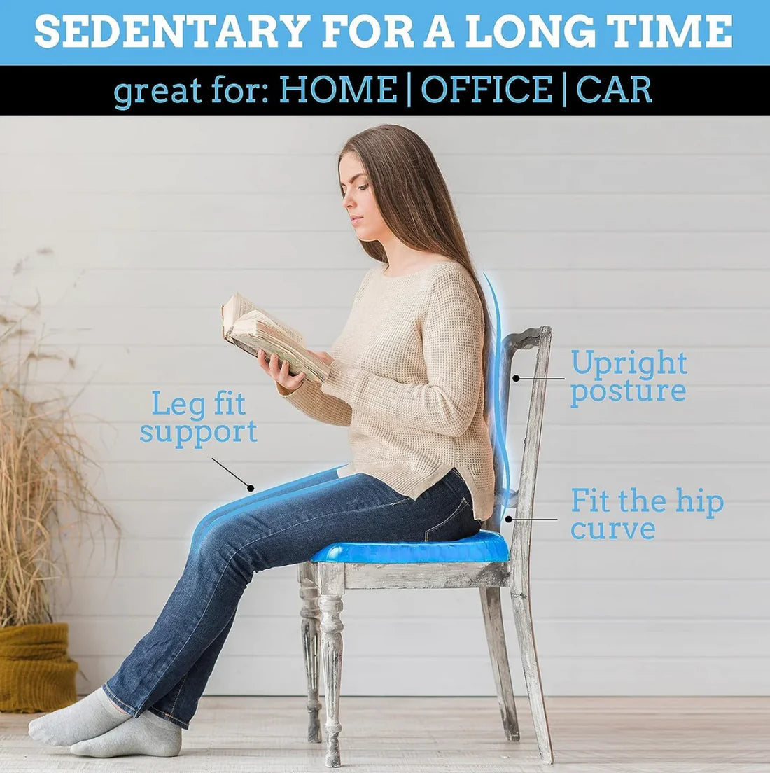 Gel Support Cushion for Back Pain