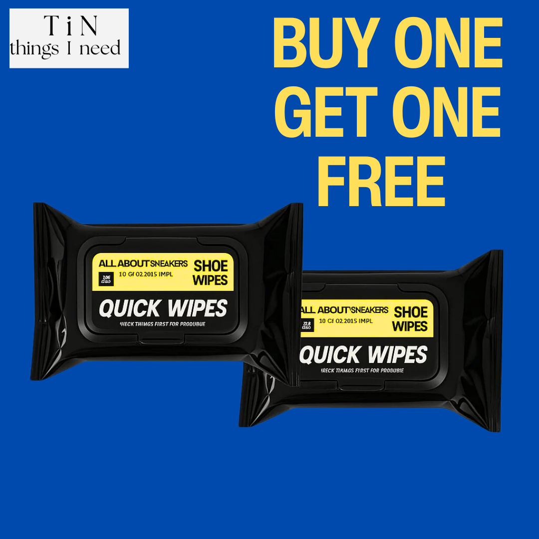 Quick Sneaker & Shoe Cleaning Wipes - Pack of 80 Wipes - BUY 1 + GET 1 FREE - Natural & Instant