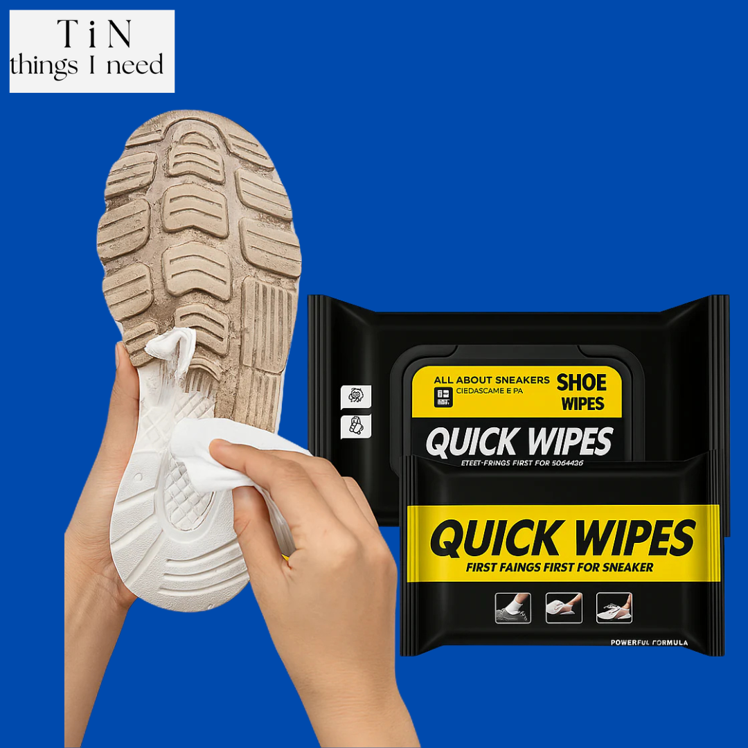 Quick Sneaker & Shoe Cleaning Wipes - Pack of 80 Wipes - BUY 1 + GET 1 FREE - Natural & Instant