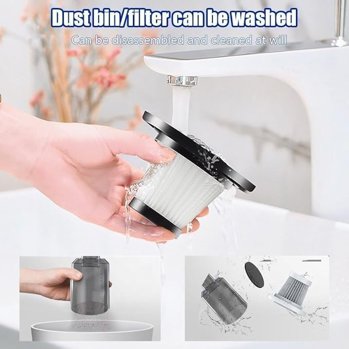 Wireless Portable Vacuum Cleaner for Home & Car