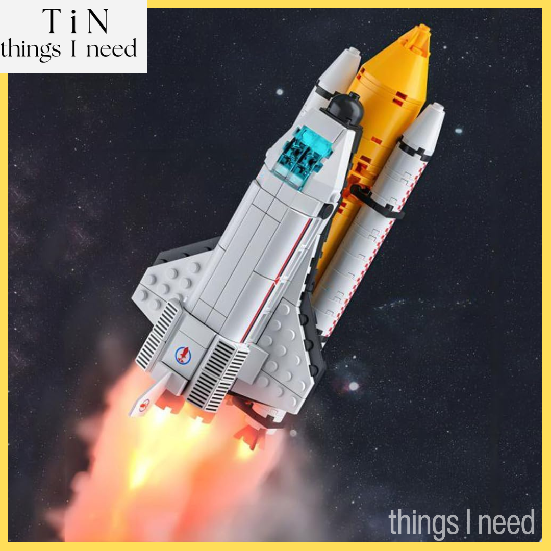 DIY 8-in-1 Spacecraft Building Blocks for Kids - 6+ Years