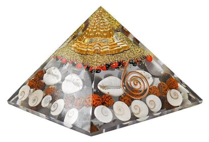 Crystal Gomati Chakra Laxmi Pyramid