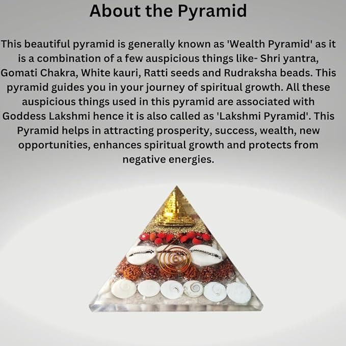 Crystal Gomati Chakra Laxmi Pyramid