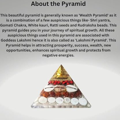 Crystal Gomati Chakra Laxmi Pyramid