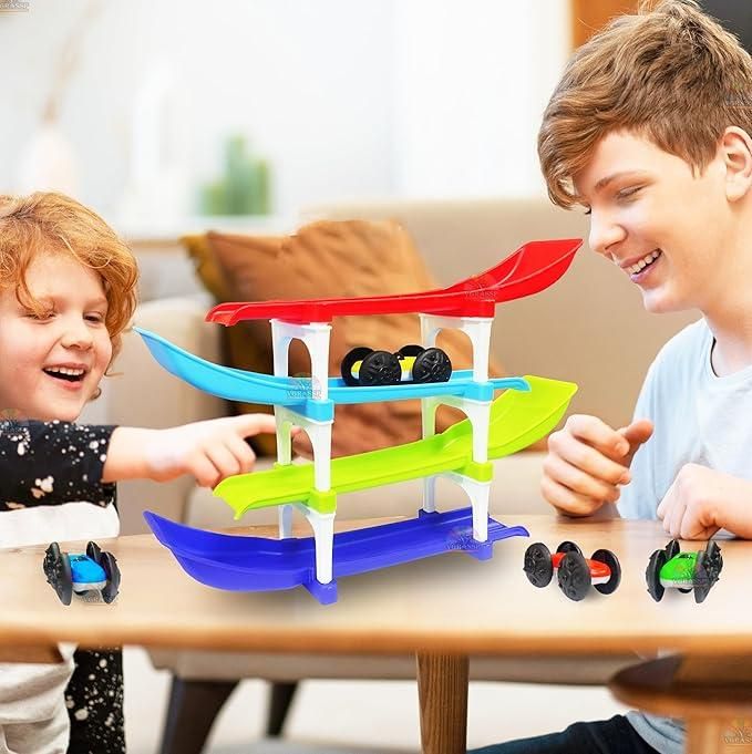 Ramp Racer - Multi Level Ramp Racing Car Toy Set - 3+ Years