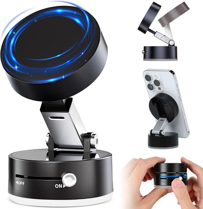 MagGrip Magnetic Phone Holder (Extendable) - Powerful Vacuum Suction - For All Mobile Phones