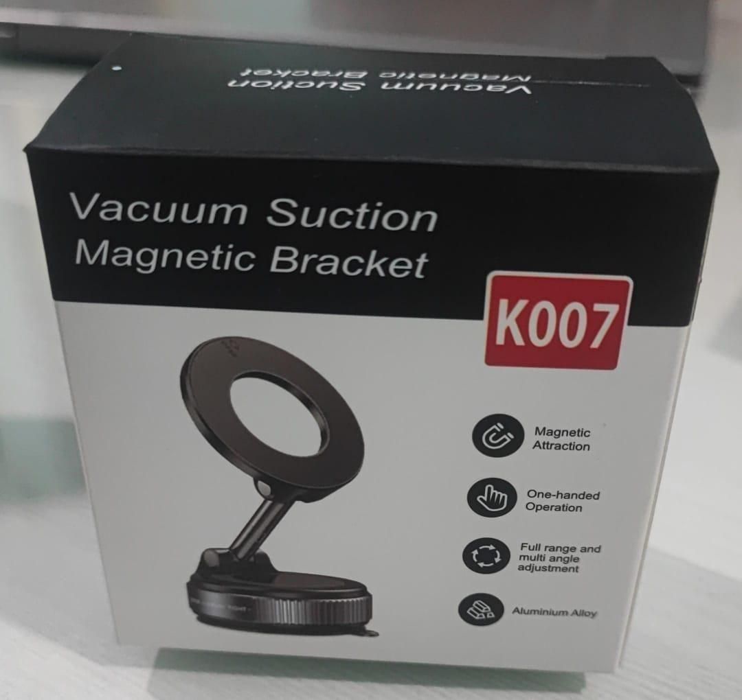 Magnetic Suction Phone Holder 360° (Extendable) - MagGrip Pro - For All Mobile Phones - Vacuum Suction Mount