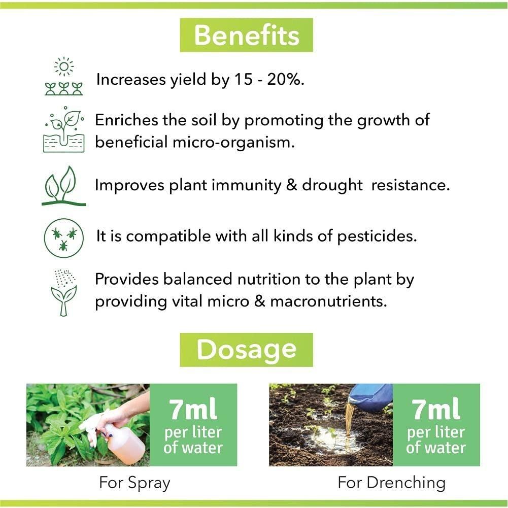 Organic Plant Liquid Fertilizer (Pack of 4)