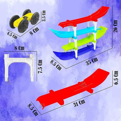 Ramp Racer - Multi Level Ramp Racing Car Toy Set - 3+ Years