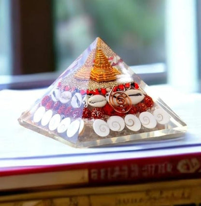 Crystal Gomati Chakra Laxmi Pyramid