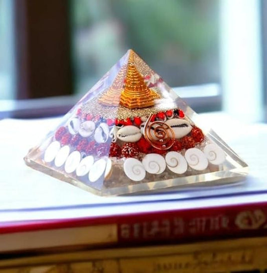 Crystal Gomati Chakra Laxmi Pyramid