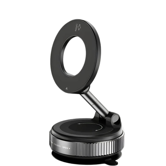 Magnetic Suction Phone Holder 360° (Extendable) - MagGrip Pro - For All Mobile Phones - Vacuum Suction Mount