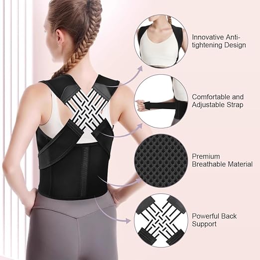 Posture Corrector & Alignment Belt for Women & Men