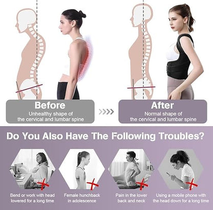 Posture Corrector & Alignment Belt for Women & Men