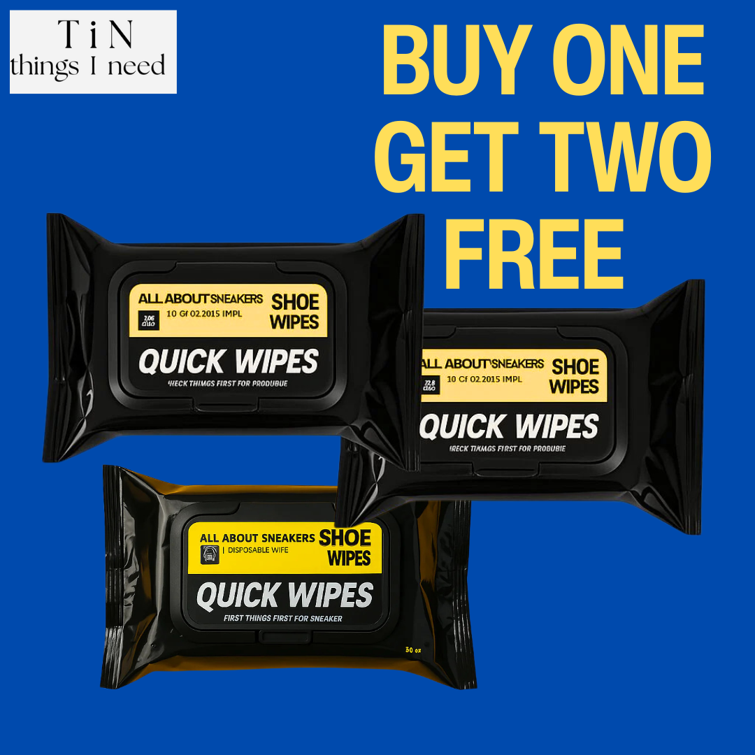 Quick Sneaker & Shoe Cleaning Wipes - Pack of 80 Wipes - BUY 1 + GET 1 FREE - Natural & Instant