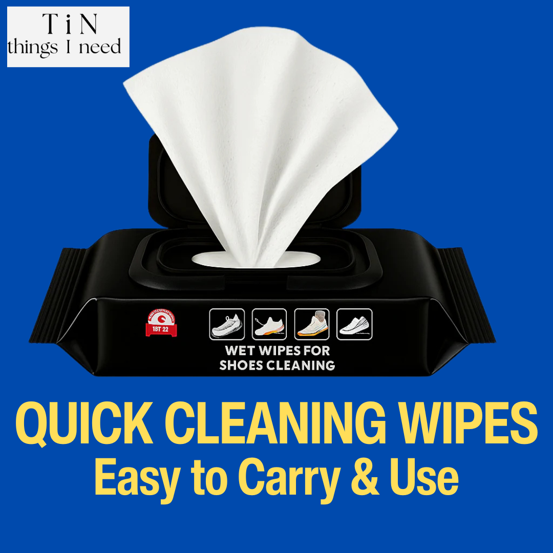 Quick Sneaker & Shoe Cleaning Wipes - Pack of 80 Wipes - BUY 1 + GET 1 FREE - Natural & Instant