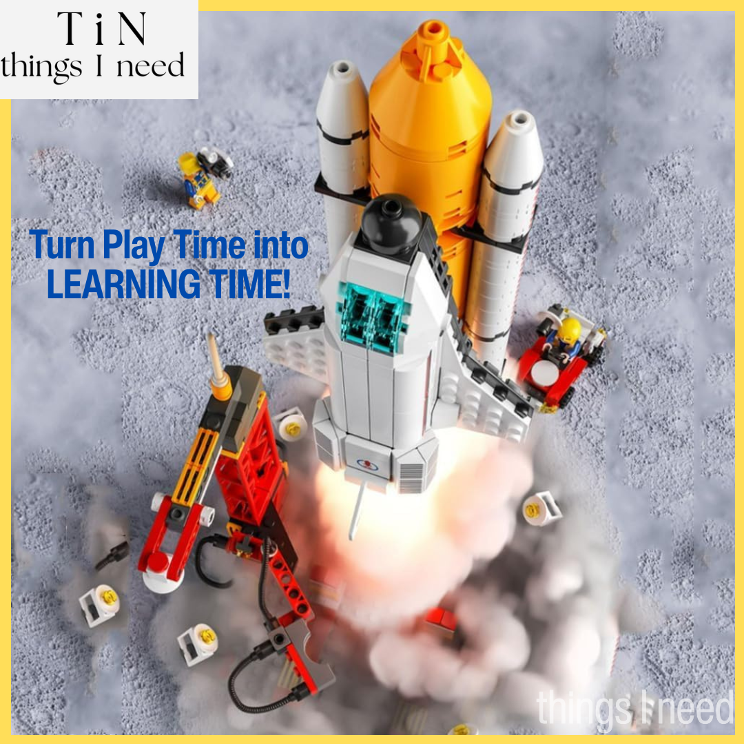 DIY 8-in-1 Spacecraft Building Blocks for Kids - 6+ Years