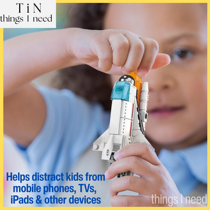 DIY 8-in-1 Spacecraft Building Blocks for Kids - 6+ Years
