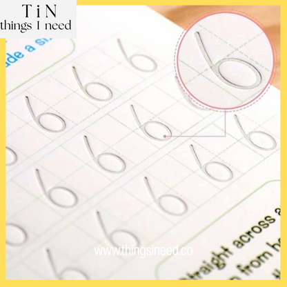 Magic CopyBook for Pre-School & Nursery - 4 Reusable Books