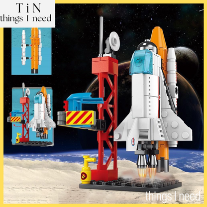 DIY 8-in-1 Spacecraft Building Blocks for Kids - 6+ Years